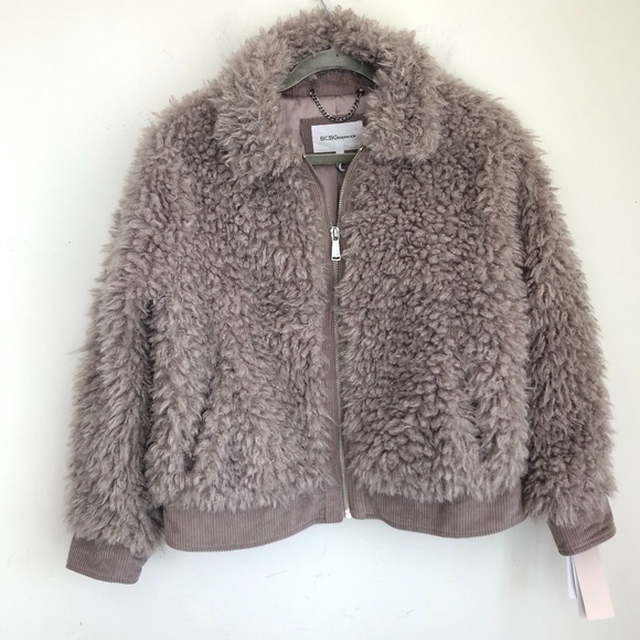 COPY - BCBGeneration faux fur teddy coat L - Picture 4 of 11